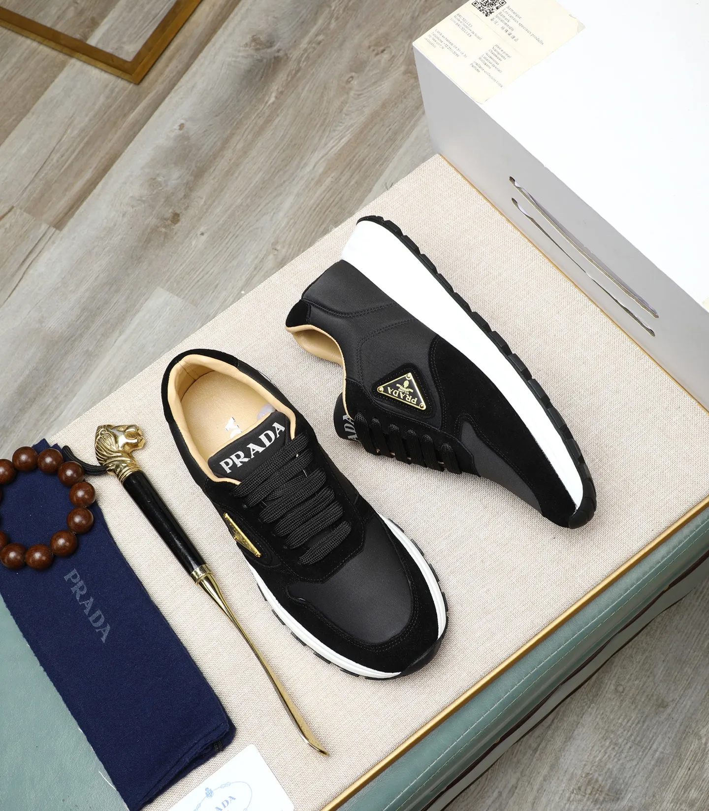 Men's shoes💰460🌹🌹[PRADA—Prada] latest model🙈original replica! 👟👟👟Available here. The workmanship is top-notch. The upper is made from Italy. 🇮🇹Imported first-layer cowhide. ❗️Breathable genuine leather lining @Suitable for travel. The original version has an enlarged engraved sole, making it suitable for all kinds of travels, showing low-key luxury. Let quality speak for itself. Color: Size: 38-44